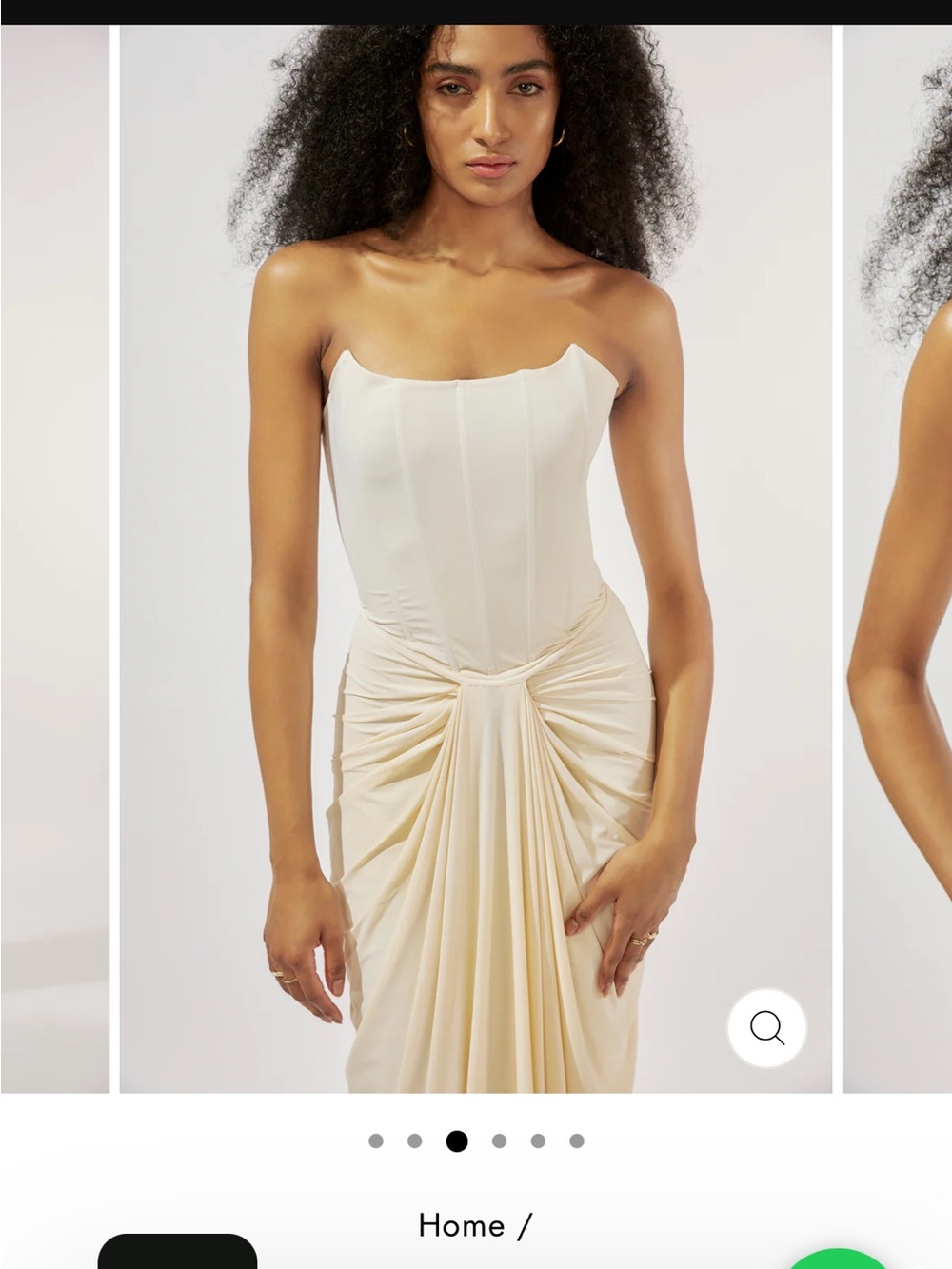 Deme by Gabriella PEARL EVENING DRESS maxi butter - Picture 3 of 6
